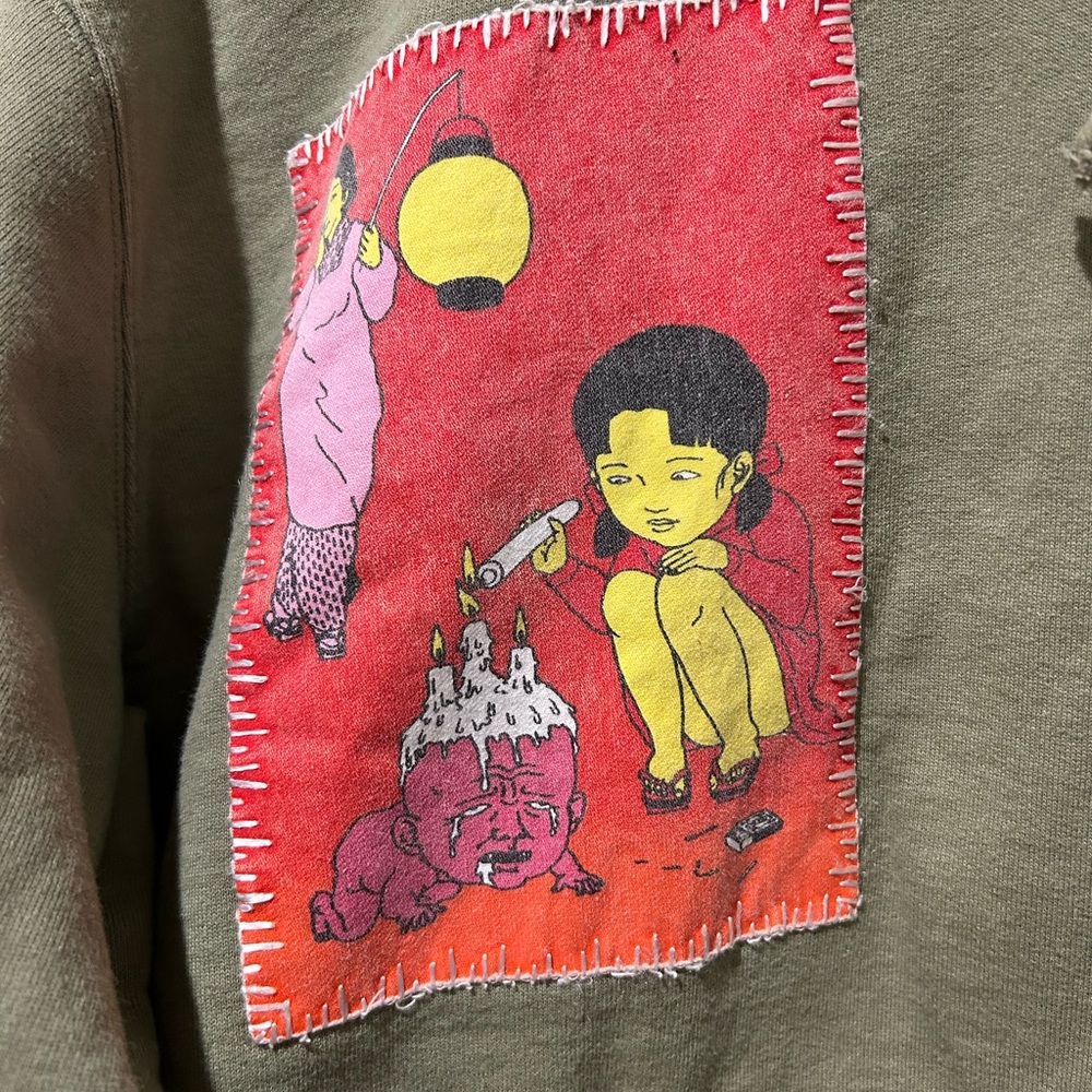 Supreme x Toshio Saeki Hooded Sweatshirt Sz Small - Picture 4 of 9